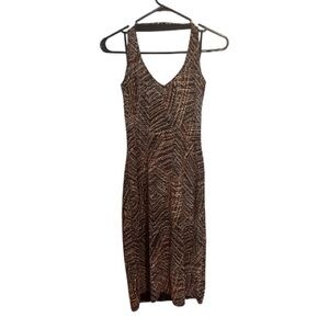 Le chateau beaded sparkle halter style evening dress gown sz S